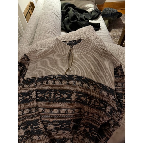 Departwest Other - Buckle DepartWest Men's XL Quarter Zip Pullover Southwestern Pattern Sweater
